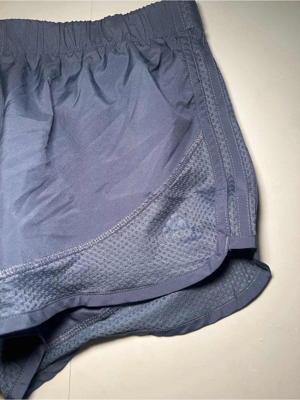 adidas Women's Athletic Running Shorts Slate Small 3" Active Sport Gym Weights - Picture 4 of 8